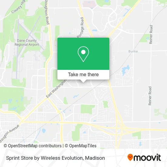 Sprint Store by Wireless Evolution map