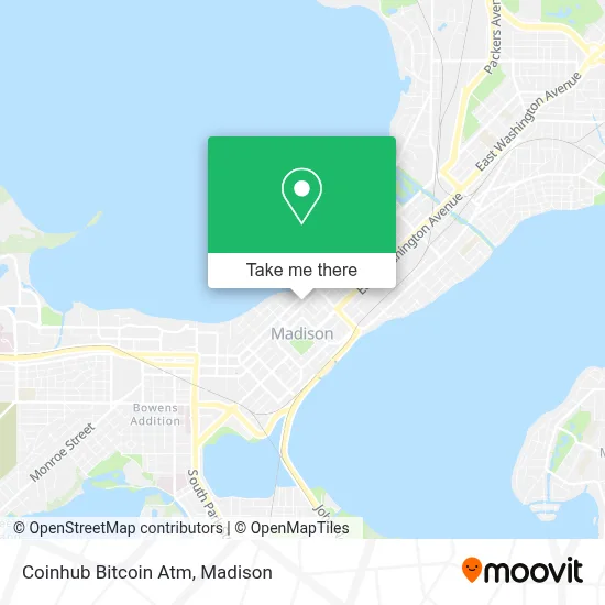 Coinhub Bitcoin Atm map