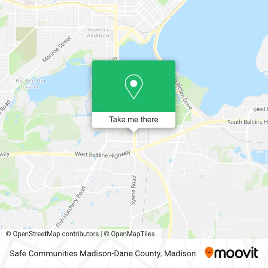 Safe Communities Madison-Dane County map