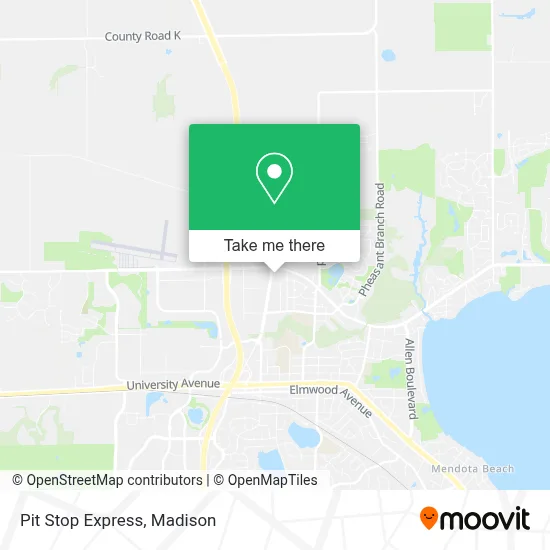 Pit Stop Express map