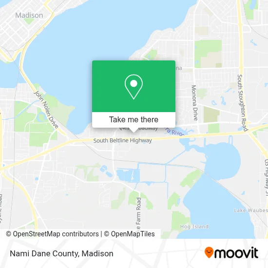 Nami Dane County map
