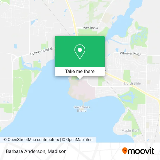 Barbara Anderson map