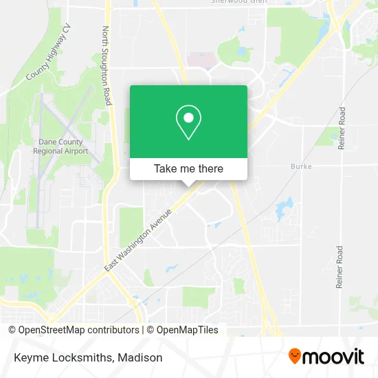 Keyme Locksmiths map