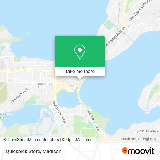 Mapa de Quickpick Store