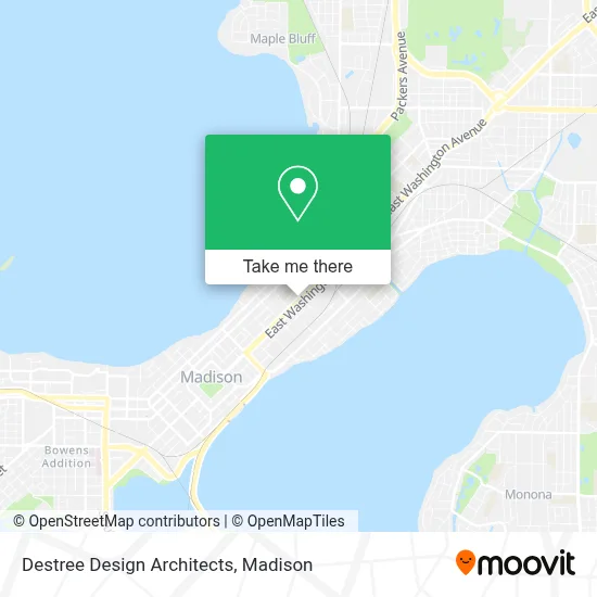 Destree Design Architects map
