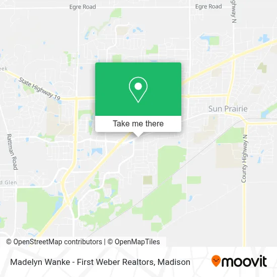 Madelyn Wanke - First Weber Realtors map
