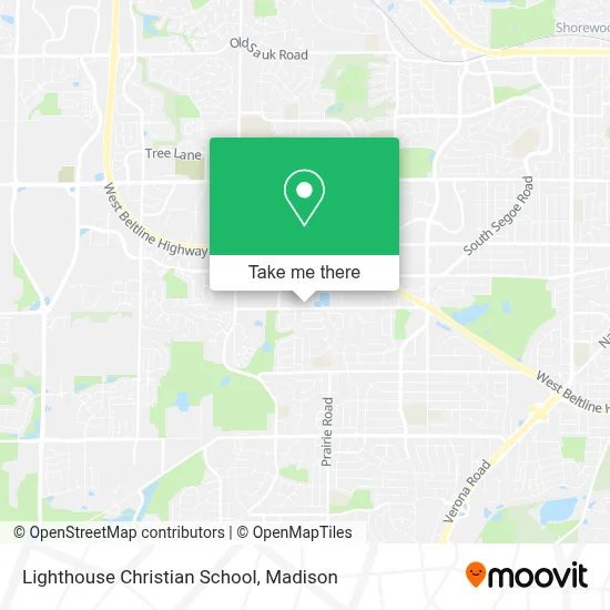 Lighthouse Christian School map