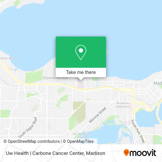 Uw Health | Carbone Cancer Center map