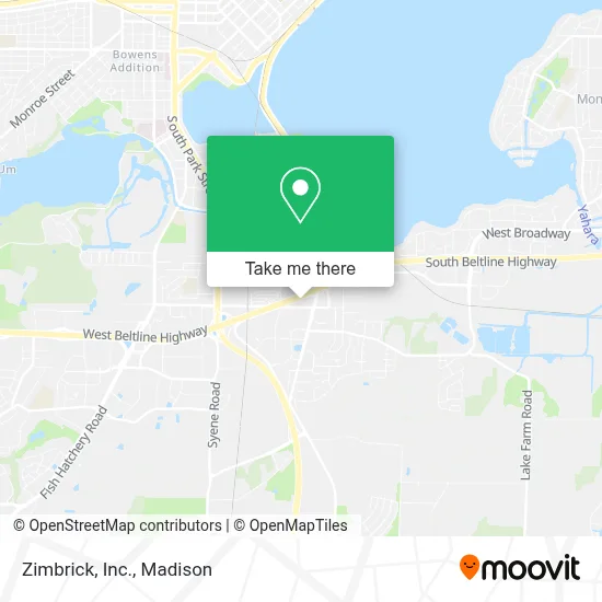 Zimbrick, Inc. map