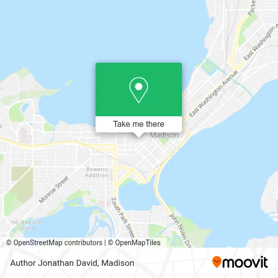 Author Jonathan David map