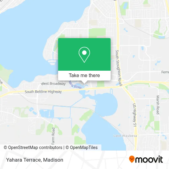 Yahara Terrace map