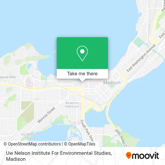 Uw Nelson Institute For Environmental Studies map