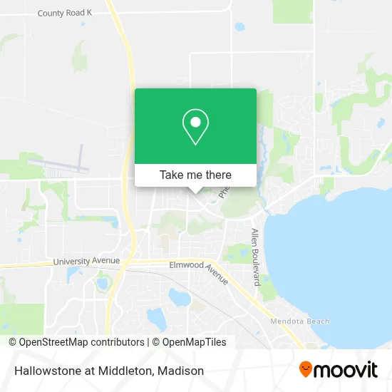 Hallowstone at Middleton map