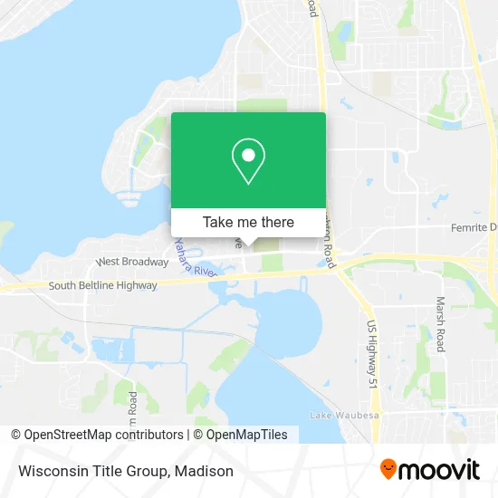 Wisconsin Title Group map