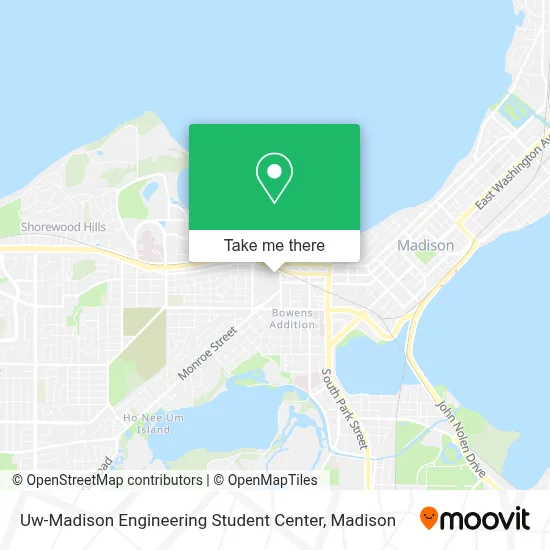 Uw-Madison Engineering Student Center map