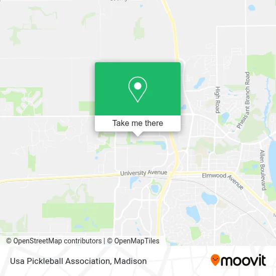 Usa Pickleball Association map