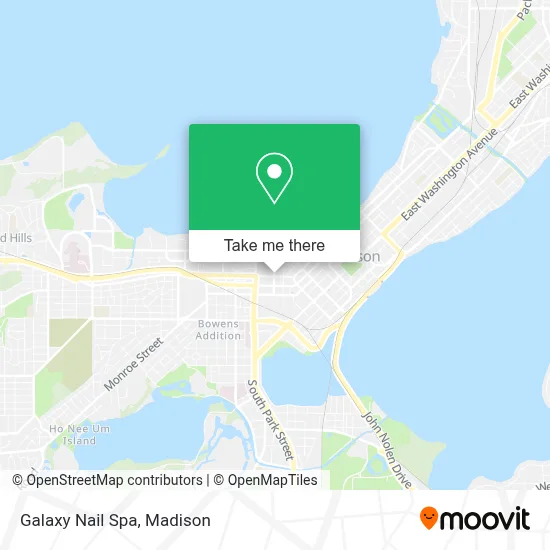 Galaxy Nail Spa map