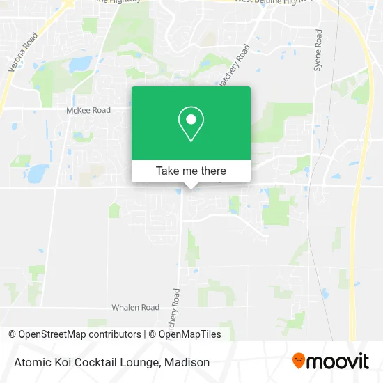 Atomic Koi Cocktail Lounge map