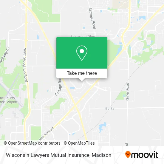 Wisconsin Lawyers Mutual Insurance map