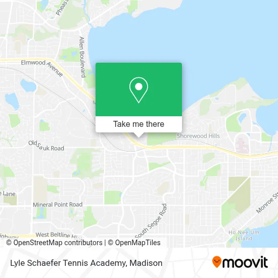 Lyle Schaefer Tennis Academy map
