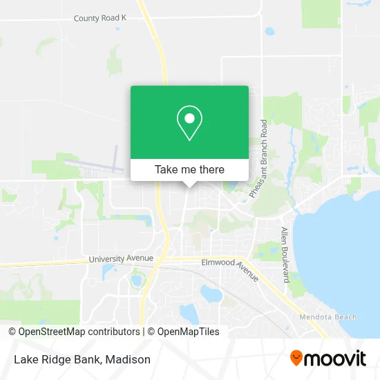 Lake Ridge Bank map