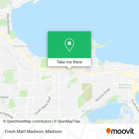 Fresh Mart Madison map