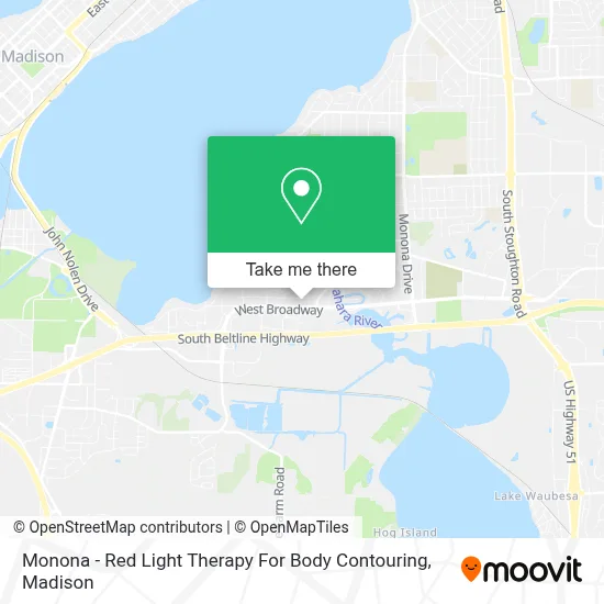 Monona - Red Light Therapy For Body Contouring map