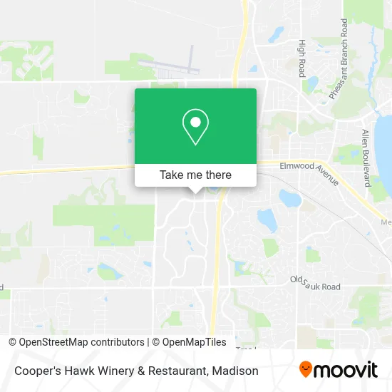 Cooper's Hawk Winery & Restaurant map
