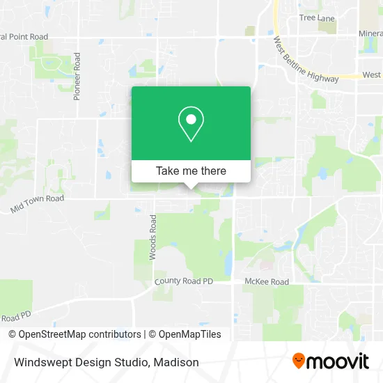 Windswept Design Studio map