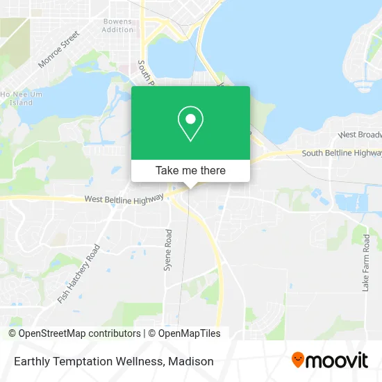 Earthly Temptation Wellness map