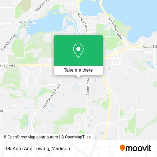 Dk Auto And Towing map