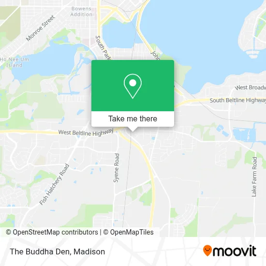 The Buddha Den map