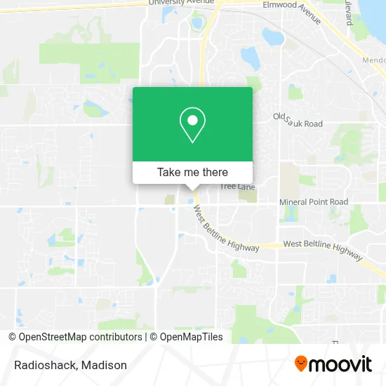 Radioshack map