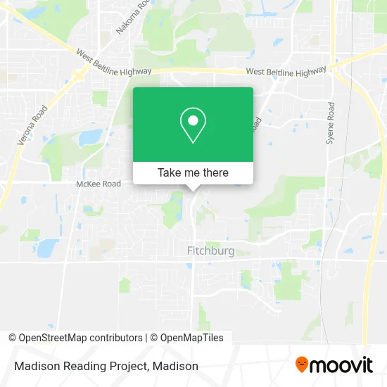Madison Reading Project map