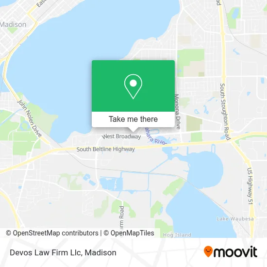 Devos Law Firm Llc map