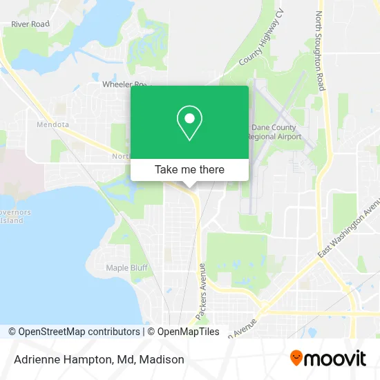 Adrienne Hampton, Md map