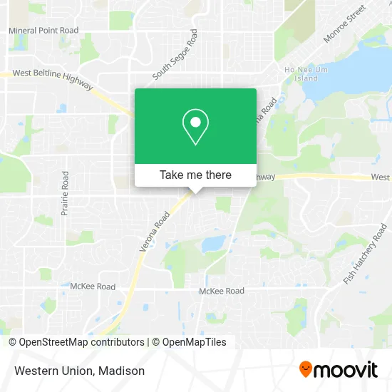 Western Union map
