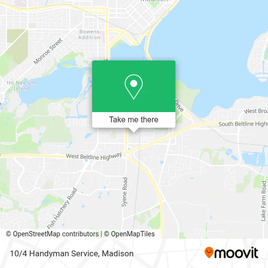 10/4 Handyman Service map