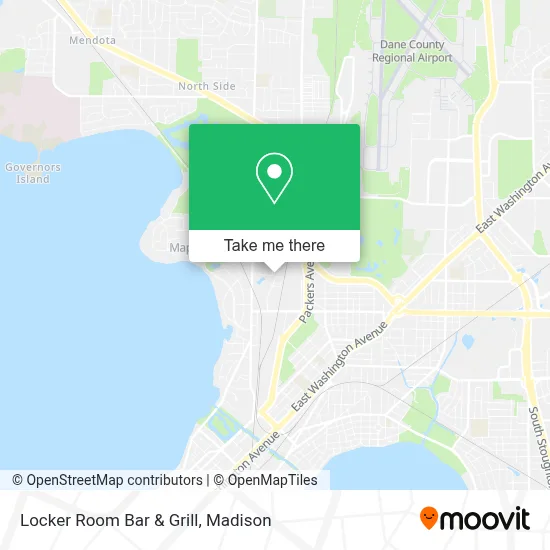 Locker Room Bar & Grill map