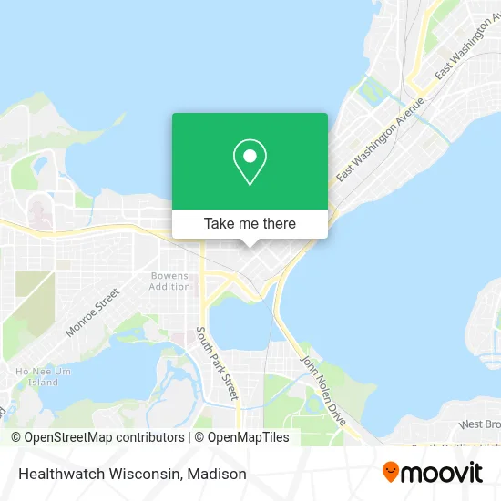 Healthwatch Wisconsin map