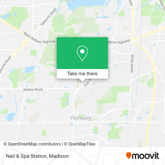 Nail & Spa Station map