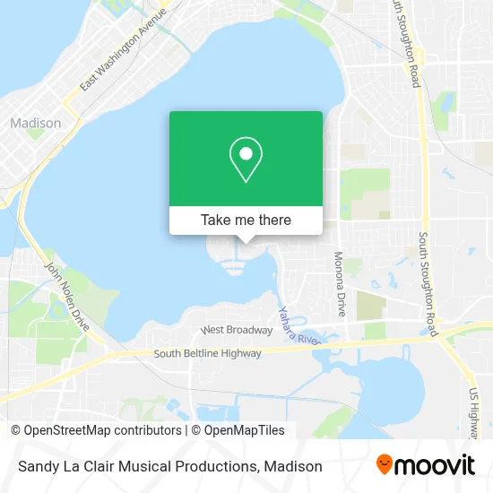Sandy La Clair Musical Productions map