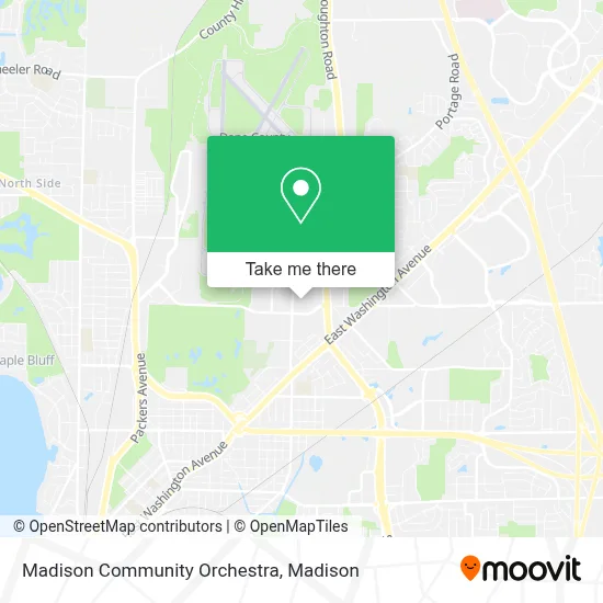 Madison Community Orchestra map