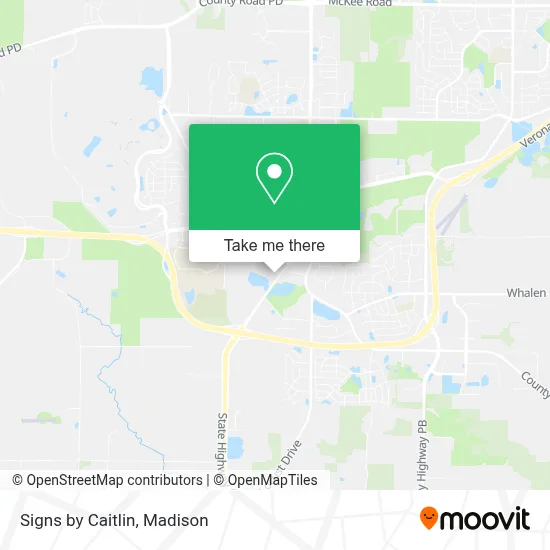 Signs by Caitlin map
