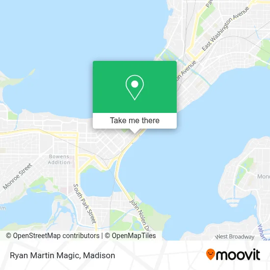 Ryan Martin Magic map