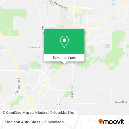Madison Auto Glass Llc map