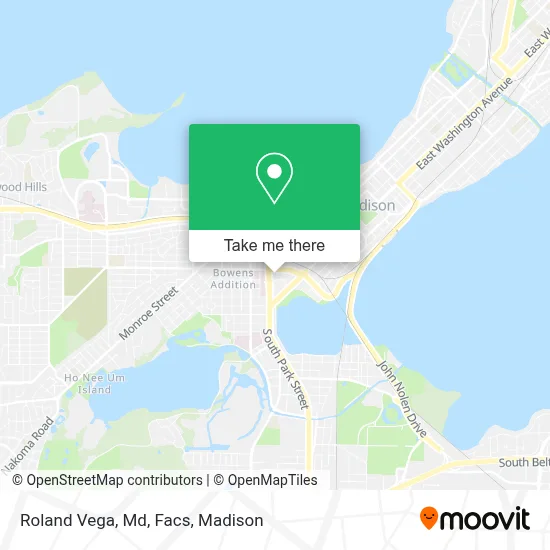 Roland Vega, Md, Facs map