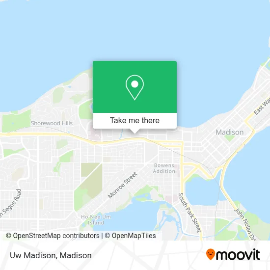 Uw Madison map