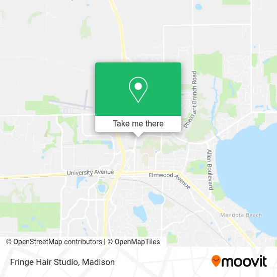 Fringe Hair Studio map