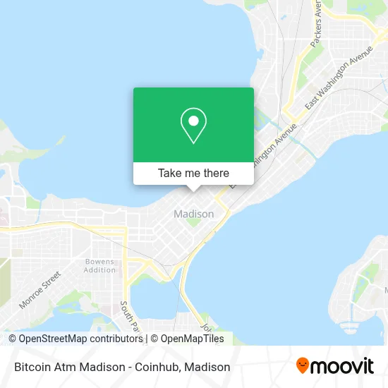 Bitcoin Atm Madison - Coinhub map